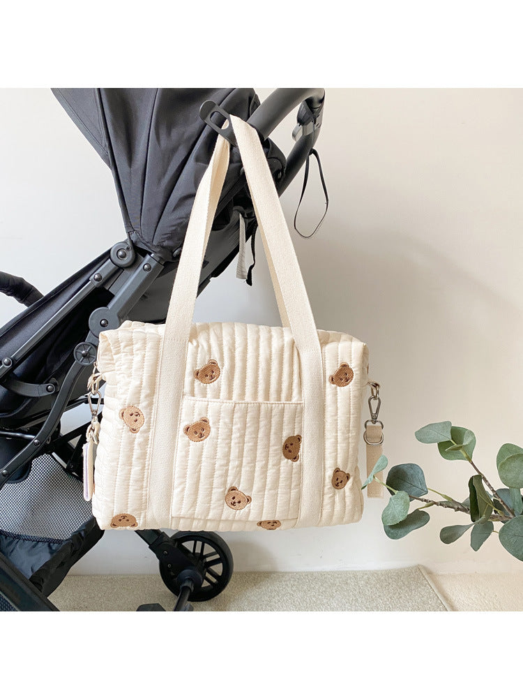Beige Essential Baby Diaper Bag