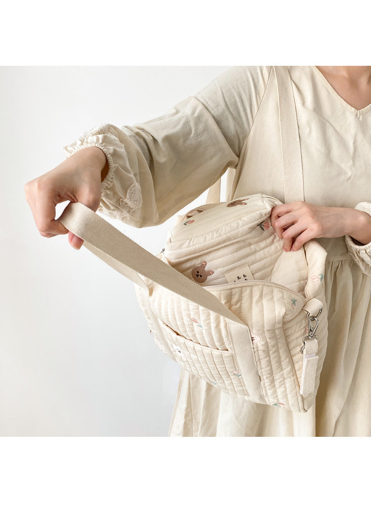 Beige Essential Baby Diaper Bag