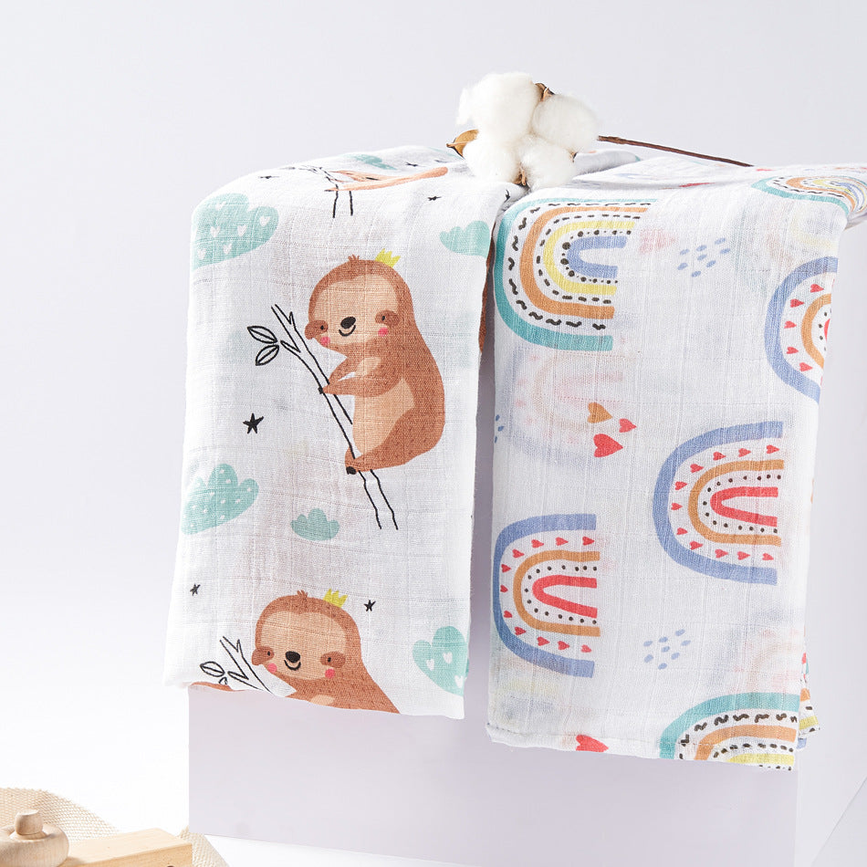Kangobaby Soft Cotton Baby Swaddle 2 Pack