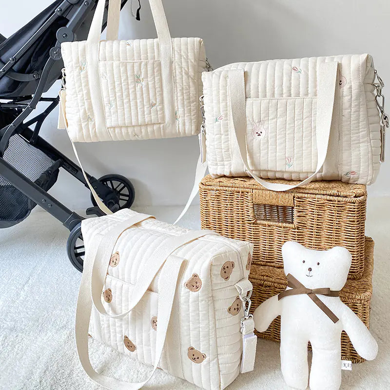 Beige Essential Baby Diaper Bag